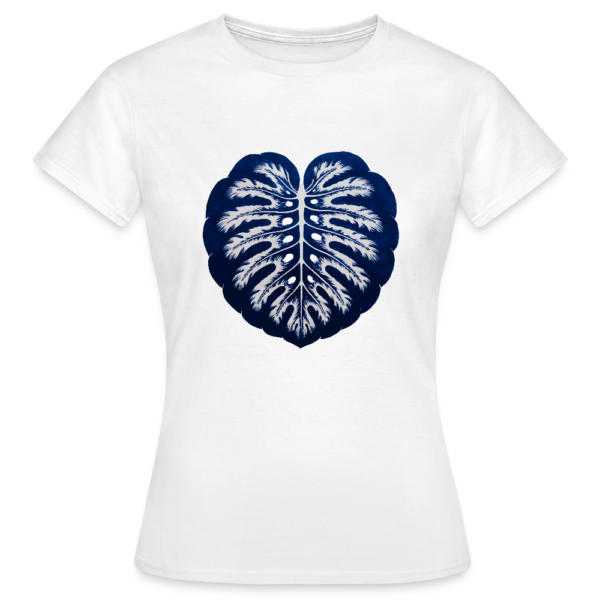 Indigo Monstera - Frauen T-Shirt von Artful Alchemist