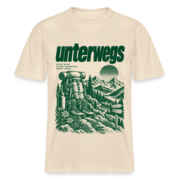 Unterwegs – RELAXED FIT Unisex Organic T-Shirt – Beispiel aus unserer Themenwelt