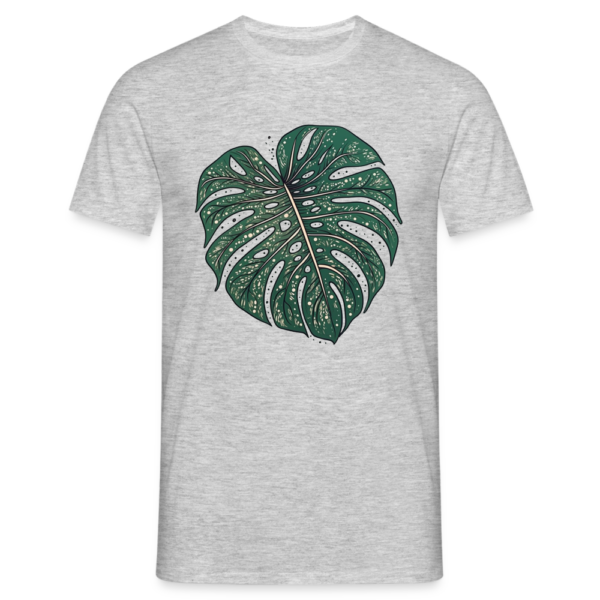 Gepunktetes Monstera Blatt, Pflanzen Motiv - Männer T-Shirt von Artful Alchemist