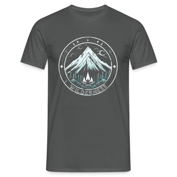 Cooles Wanderer Motiv mit Lagerfeuer - Männer T-Shirt von Artful Alchemist