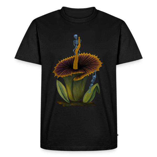Flora Mortis - Titanwurz Pflanze mit Skeletten - Männer Premium T-Shirt – Beispiel aus unserer Themenwelt